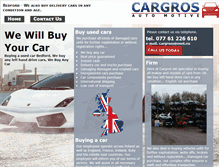 Tablet Screenshot of cargros.com